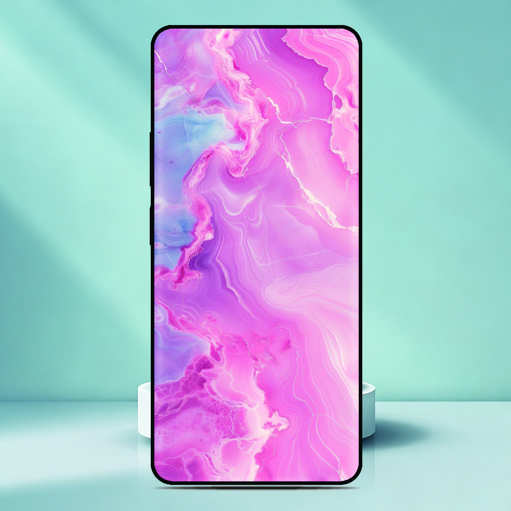 Pink Marble Phone Case For Motorola Moto G86 Power 5G Painted Back Cover For Moto G75 TPU Soft Fundas Customized Photo