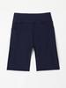 Women's High-Waisted Swim Shorts with Pockets - Flat-Leg, Five-Point Trunks