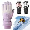 Ski Gloves Are Warm- Cold Resistant, Thick, Slip Resistant, Splash Proof, and Suitable for Outdoor Hiking and Cycling In Winter