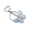 Acrylic Butterfly Keychain Colorful Key Pendant Transparent Butterfly Charm Keyring Fashionable Key Chain Ornament