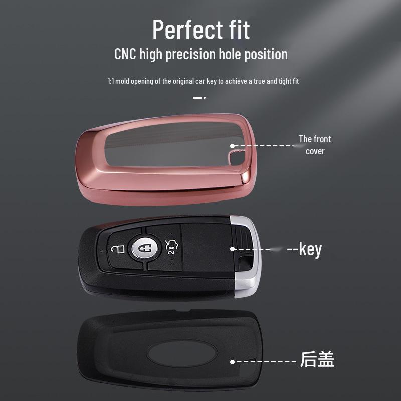 Compatible Key Case for 2021 Ford Mondeo, Explorer, Focus, Edge