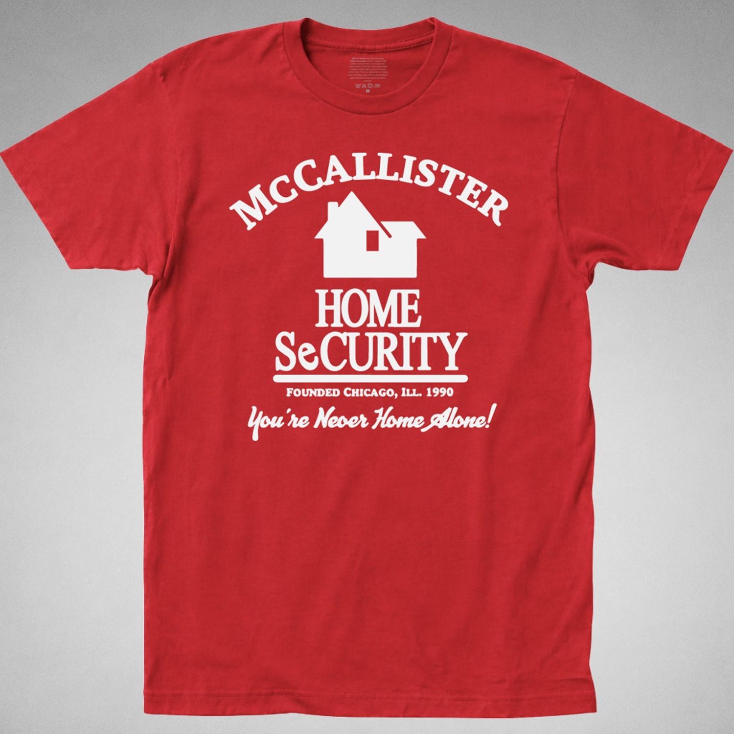 Home Alone McCallister Security T Shirt funny retro 90s christmas kevin funny L