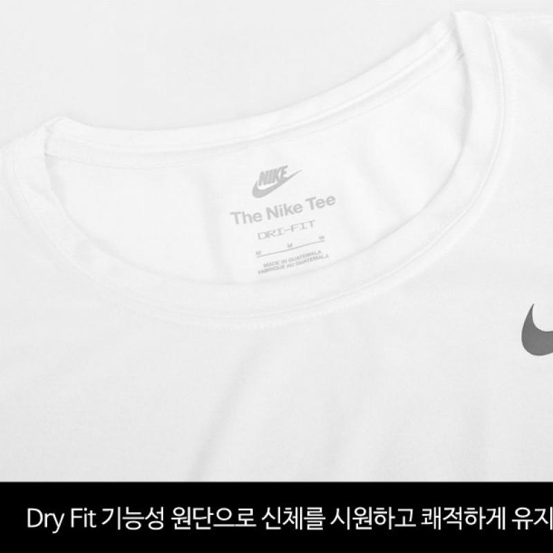 Nike Women S Dri FiT SwooSh ShorT Sleeve T ShirT whiTe