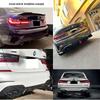 New 3-Series G28/G20 320/325/330 Carbon Fiber Stainless Steel Black Quad Exhaust Tailpipe