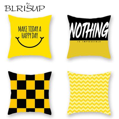 Mushy Yellow Simple Cute Throw Round Long Roll Tube Pillows Square