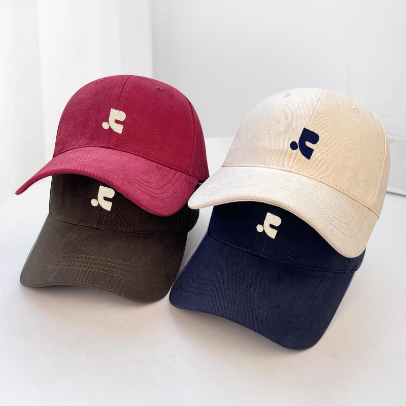 Color Solid Women Cotton Baseball Caps Embroidered Commuting Casual Outings