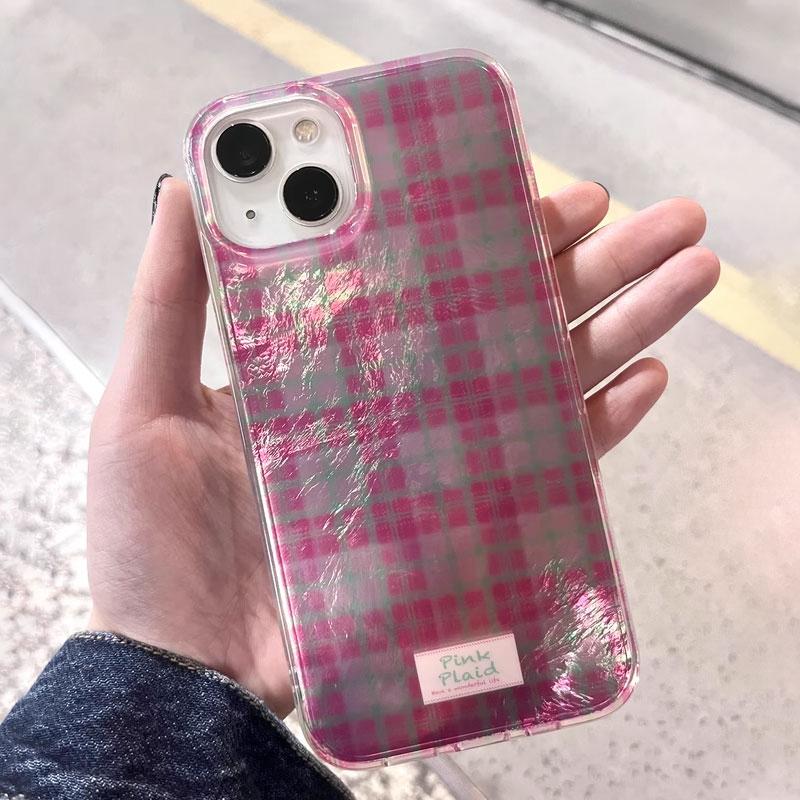 

HOT Dopamine Color Block Phone Case for iPhone 17 16e 16 15 14 13 12 11 Pro Max X Xs XR XSMax Air Plus Feather Texture Cover iPhone 11 ProMax