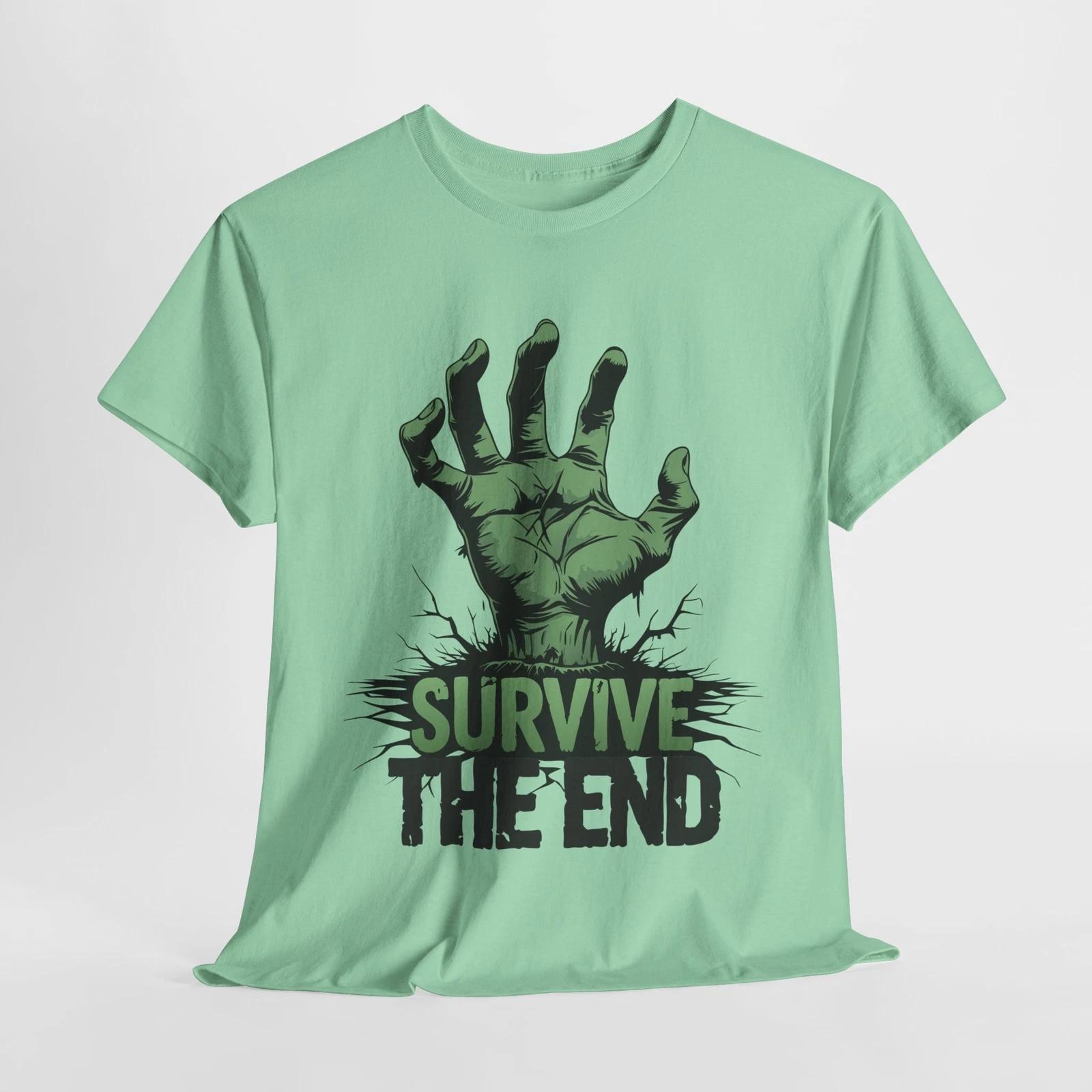 

Survive the End: Zombie Hand - Unisex Graphic Tee for Apocalypse Survivors 2XL