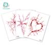 Waterproof Halloween Skull Vein & Crack Face Tattoos for Horror Makeup & Costume Parties
