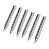 6 pièces Spatules de Laboratoire en Acier Inoxydable, Spatules d'Échantillonnage et de Mélange de Laboratoire avec Extrémités Arrondies Pointues pour Gel
