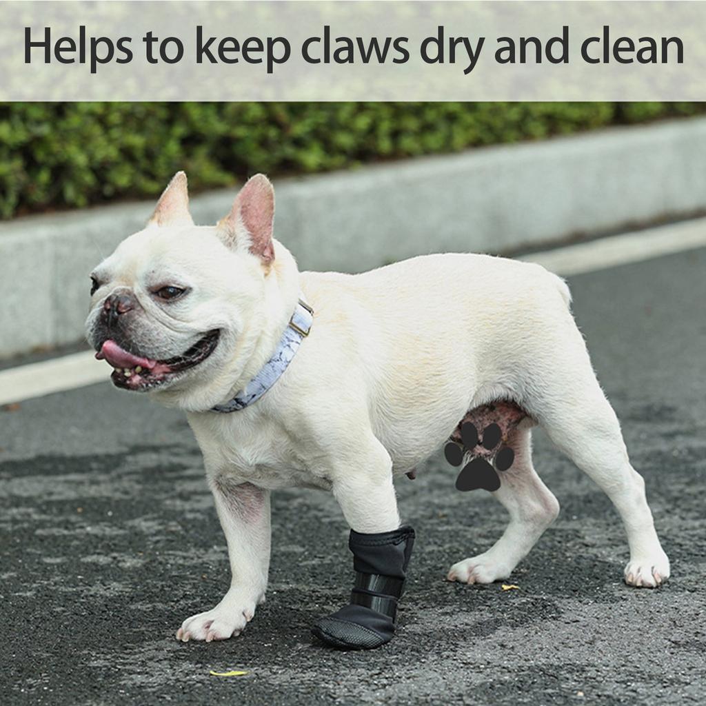 Scarpette per Cani - Scarpe Protettive per Animali Domestici per il Post-, Recupero da Infortuni e Uso all'Aperto - Non- Protettori per Animali