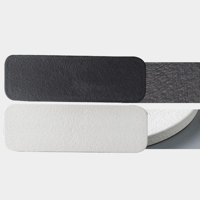 Multipurpose Ceramic Serving Dish Rectangular Plate For Sushi Appetizers Dessert Household Snacks Plate Easy To Clean