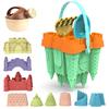 3/8 Stück Sandschaufel Kindersommerspielzeug Sandkasten für Kinder Outdoor Familie Lustige Geschenke Strandburg Eimer Spielsandset Spielzeug