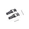 Car Bumper Hook Lock Clips 2pcs Front Rear Bumper Fastener Car Bumper Clip Hasp Security Hook Lock Clips Sturdy Quick Release