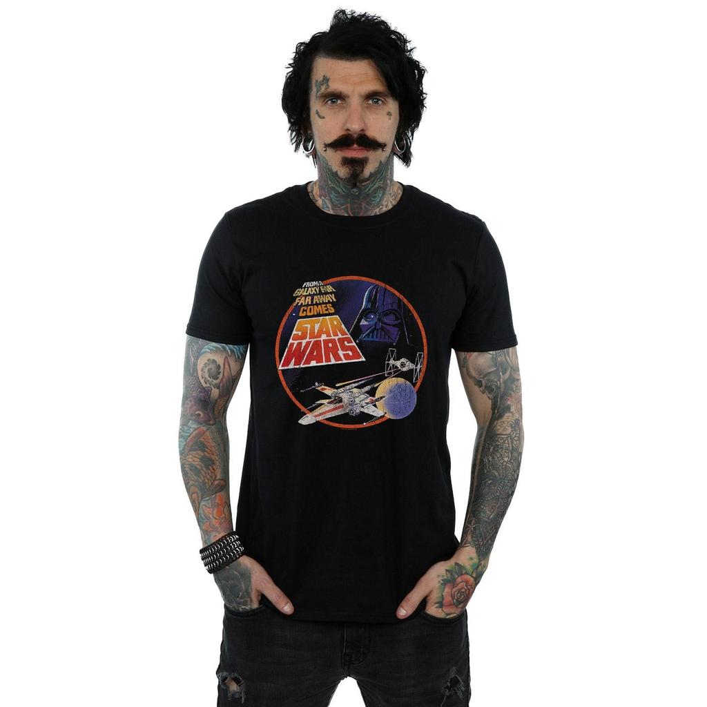 Star Wars Mens From A Galaxy Far Far Away T-Shirt