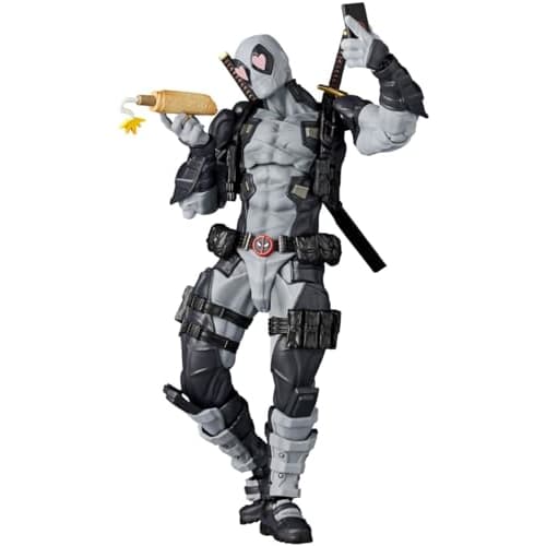 Kaiyodo Revoltech Amazing Yamaguchi Deadpool Ver. 2.5 X-Force Color, Approximately 170mm Tall, Non-scale PVC & ABS Painted Action Figure