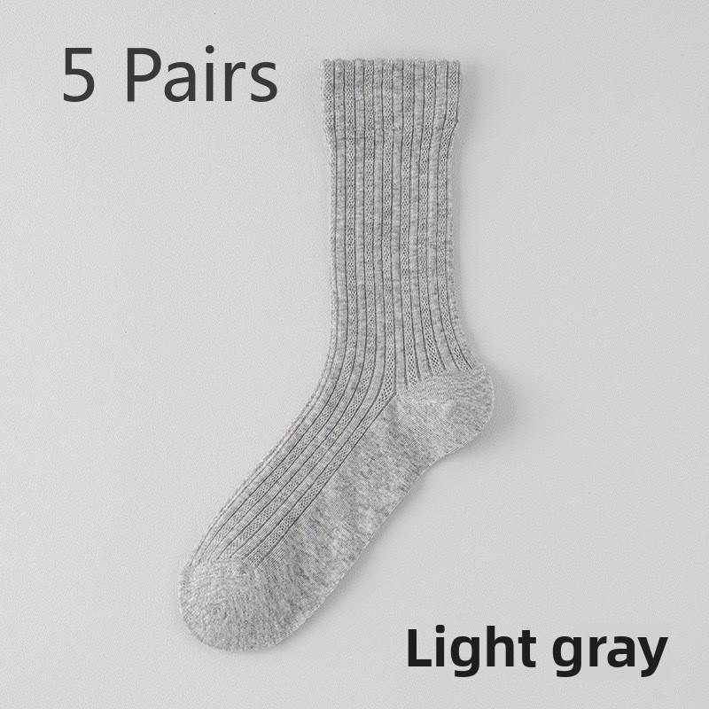5 Paar Damen Frühling Sommer Dünne Netz Atmungsaktive Nahtlose Kniestrümpfe