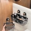 Suction Cup Hanging Kitchen Baskets Grid Design Hanging Onion Storage Box  Vegetable