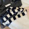 Knitted Wool Sausage Thin Scarf Y2 Neck Scarves Fashion Plush Long Narrow Scarves  Autumn Winter