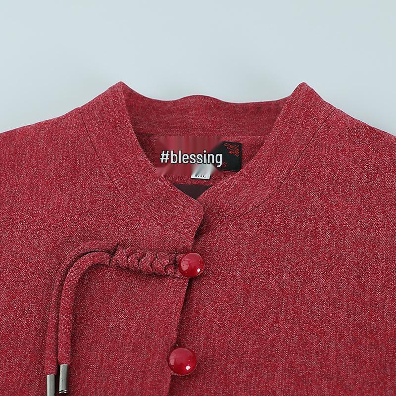 Women's Chinese Style Sleeveless Vest for Spring/Autumn