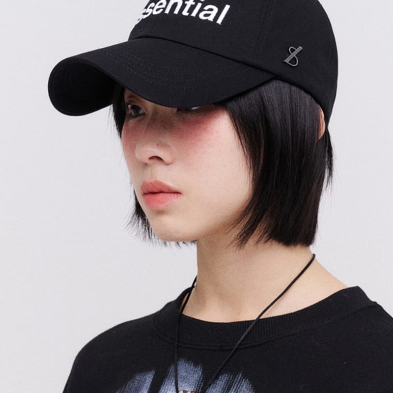 BLACK SANDS Essential Simple Embroidered Ball Cap_Black