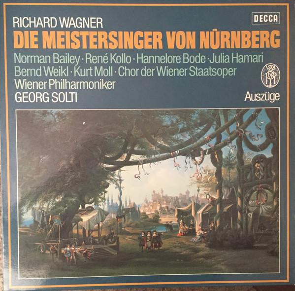 

Виниловая пластинка RICHARD WAGNER NORMAN BAILEY RE Die Meistersinger von Nrnberg Au 642373AS Decca 1976 Германия Классика Б/у