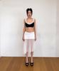 VINAJ Lace Diagonal See-Through Skirt Cover-Up (White)