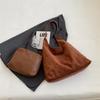 Frosted retro suede women's bags, new large-capacity autumn and winter versatile shoulder bags, casual and fashionable commuter mother and child bags
