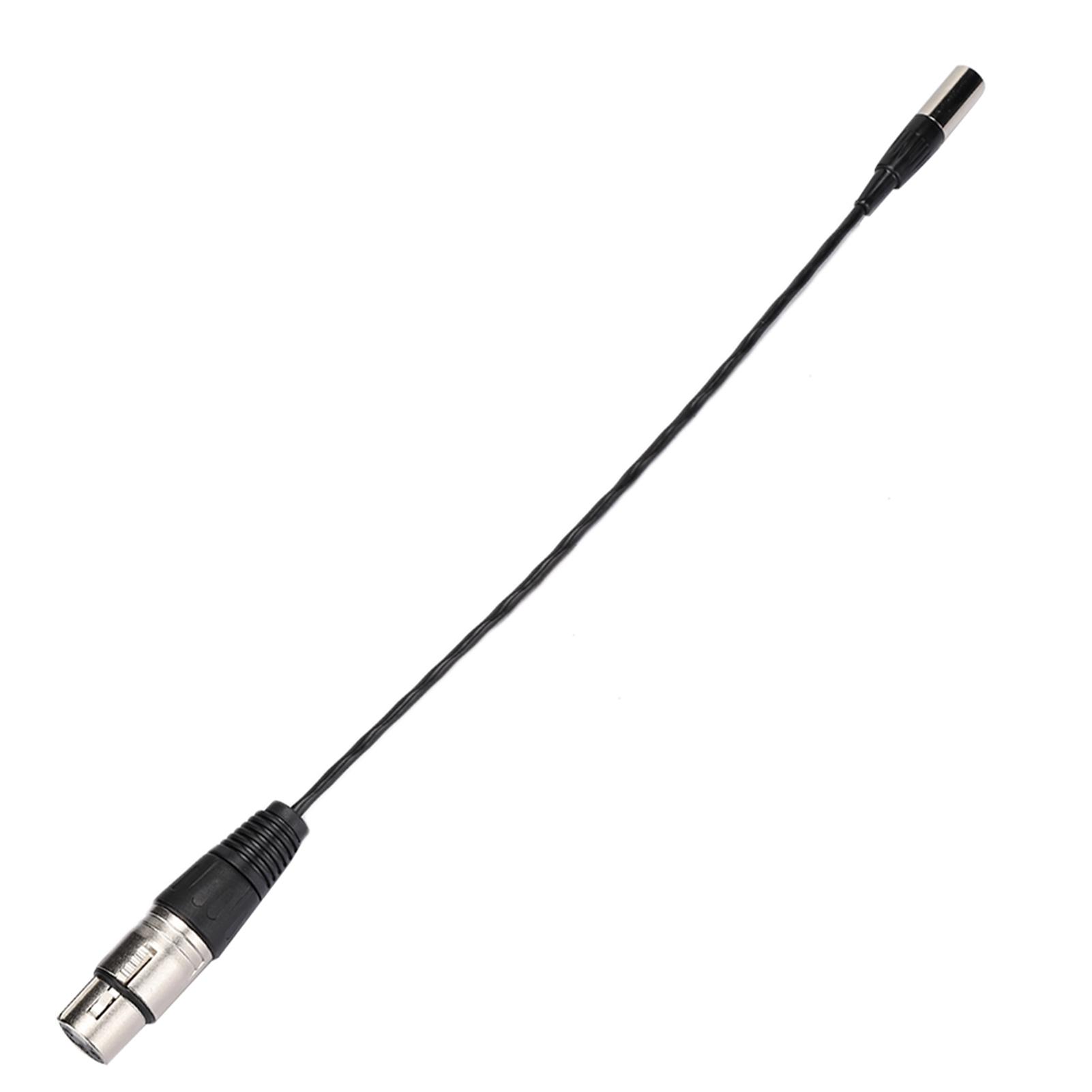 

Мини XLR 3-контактный разъем «папа» на XLR 3-контактный разъем «мама» с алюминиевой фольгой, экранированный медный провод или кабель белый