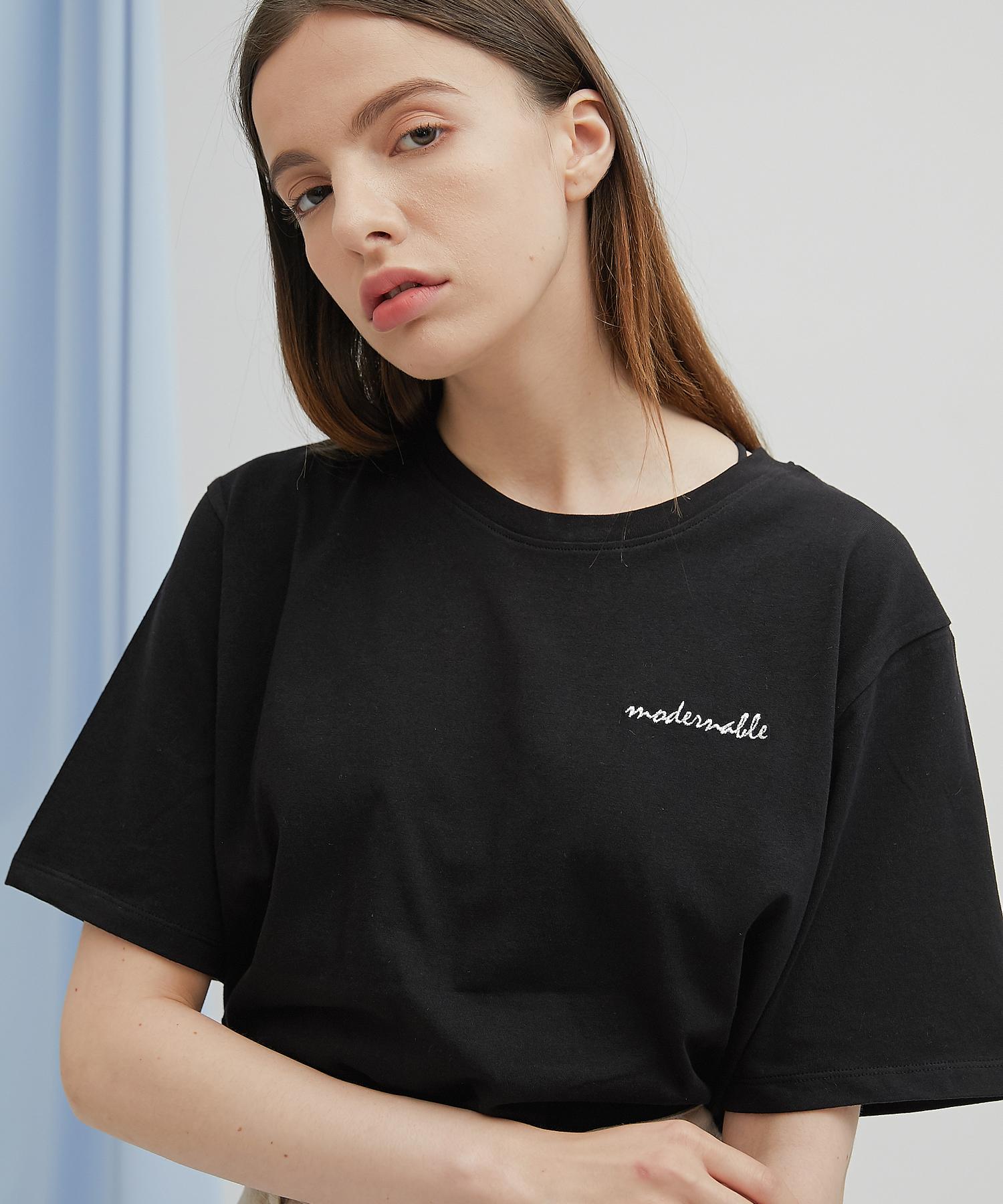 Modern Able Basic T-Shirt - Black Free