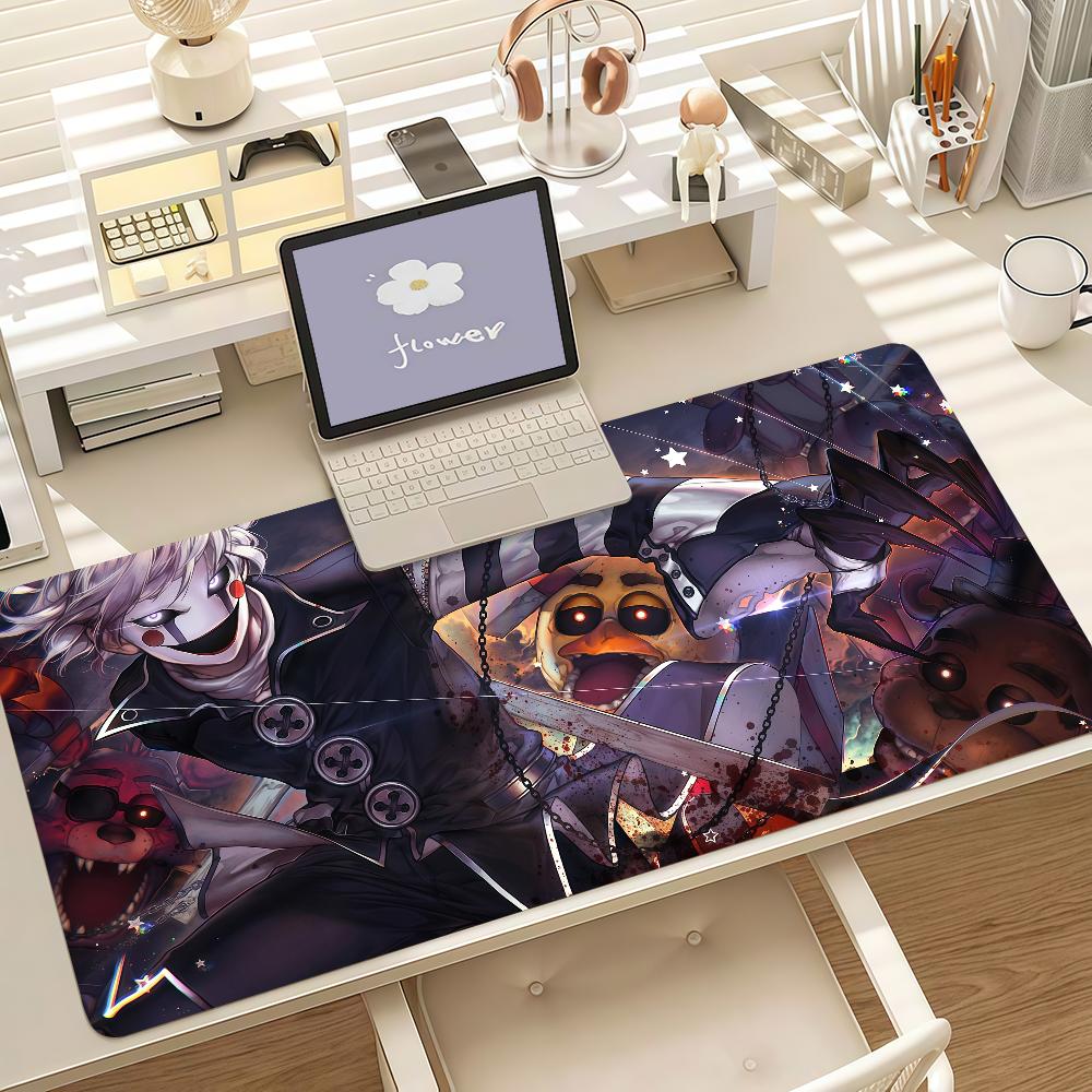 Fear Film Ffnaf 2 Cool Mouse Pad Anti Slip Rubber Edge Locked Thickened Laptop Gaming Desk Mat