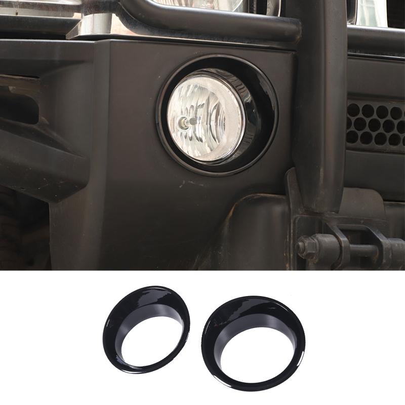 For Hummer H3 2005-2009 ABS front fog lamp decoration ring Front fog lamp decoration Protect ring Modified upgrade accessories