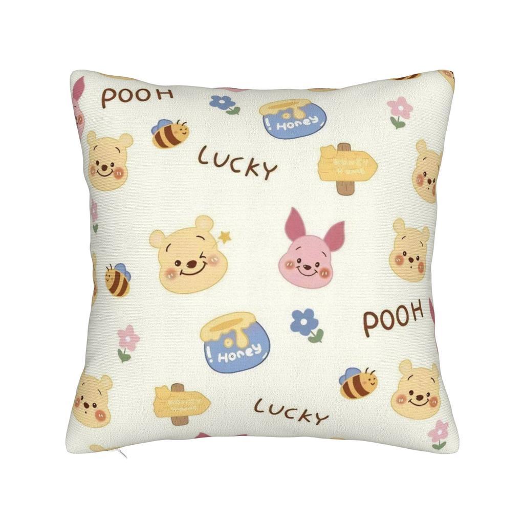 Winnie the Pooh & Pimpi Un pisolino è sempre una buona idea Federa Copricuscino Decorazione Copricuscino Casa con Cerniera 45*45cm