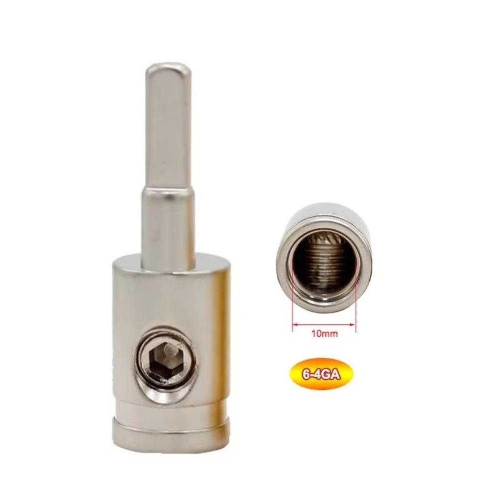 Gold Silver Car Audio Connector Pure Copper Audio Amp Input Adapter New Car Speaker Wire Terminal