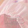 Girls' Lightweight Mesh Flower Bud Shorts - Breathable Cotton Three-Quarter Lantern Pants for Summer