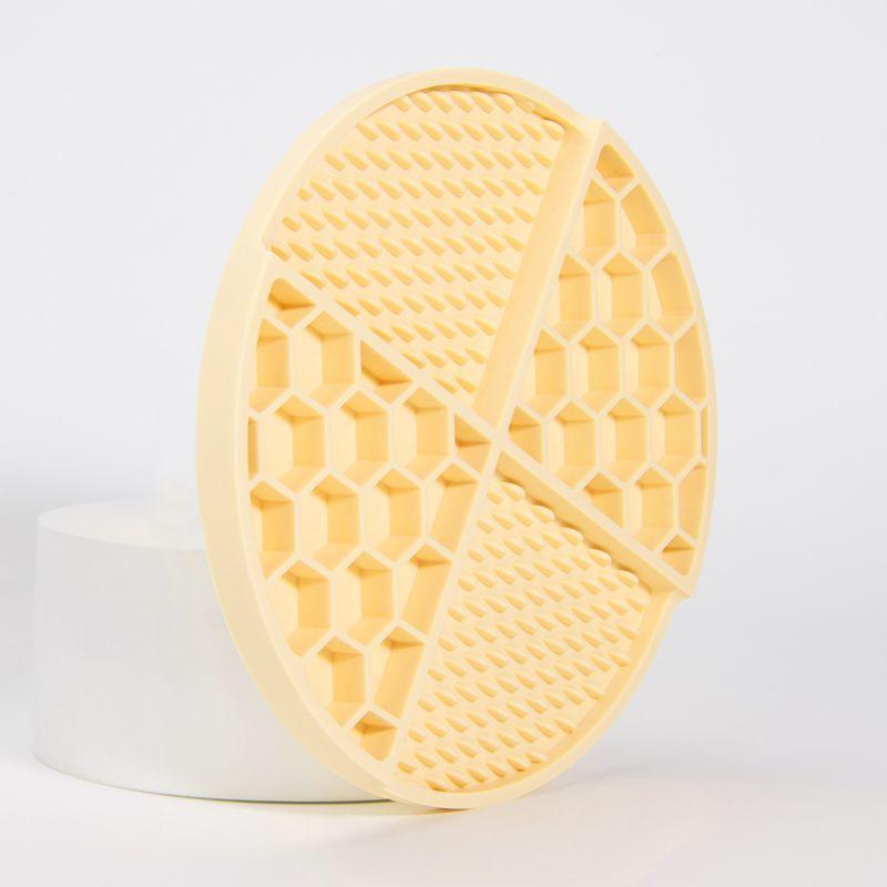 Haustiermatte für langsames Fressen, Futterutensilien mit Saugknöpfen, Hundenapf, Katzennapf, Leckmatte, Anti-Schling-Futter, Zubehör für langsame Fressmatte