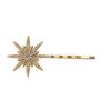 Women Crystal Side Hair Clip Pins Metal Hair Barrettes Girl Hair Accessories Stars Moon Rhinestone Clips Set Star Hairpins