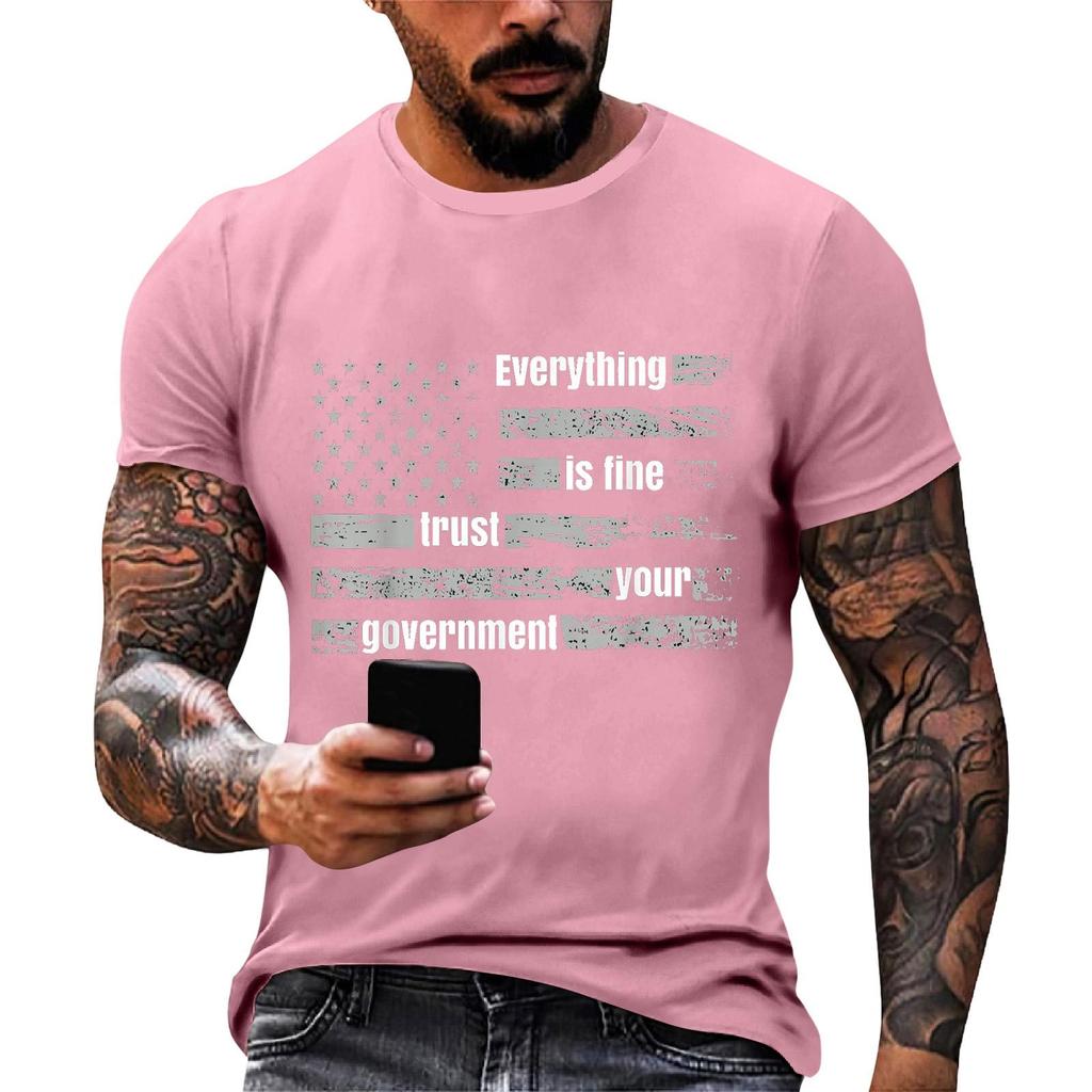 Everything Is Fine Trust Your Government Funny Humor Quote T-Shirt