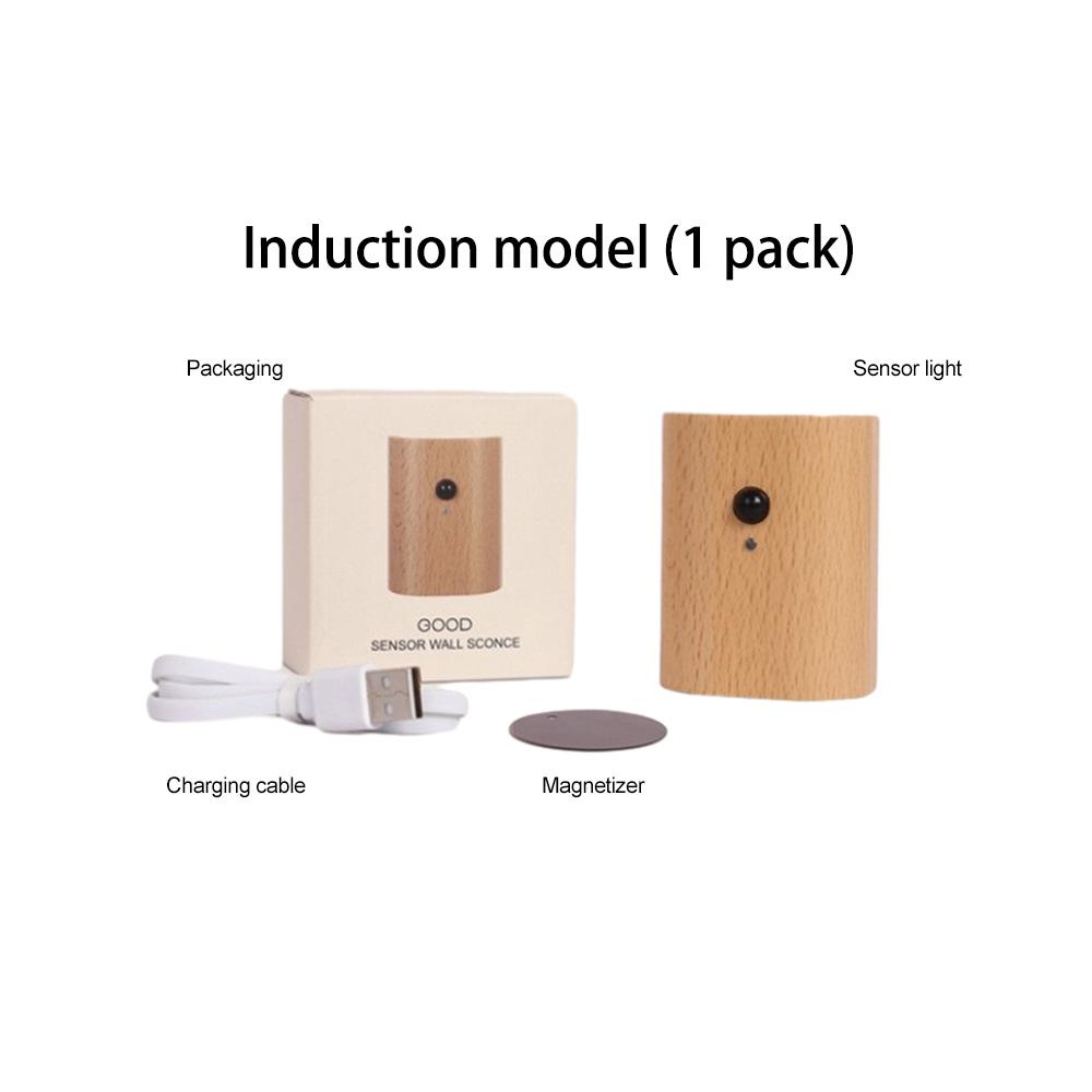 

Smart Linkage Motion Sensor Night Light Rechargeable Wireless Magnetic LED Induction Lamp Wall Home Bedroom Kitchen Staircase