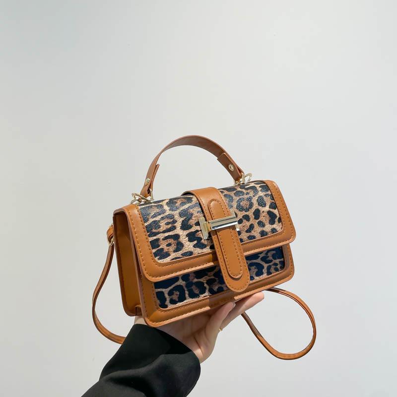 2025 autumn and winter new high-end printed bag women's atmosphere trendy and versatile single shoulder messenger handbag small square bag