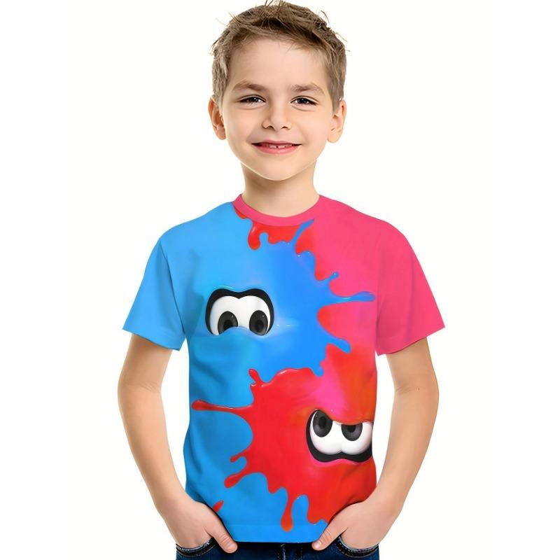 

Cartoon Animal Printed Kids Adult T-shirt Summer Women s and Men s Casual Outdoor Girl and Boy Short Sleeve Tees Top Pullover 100
