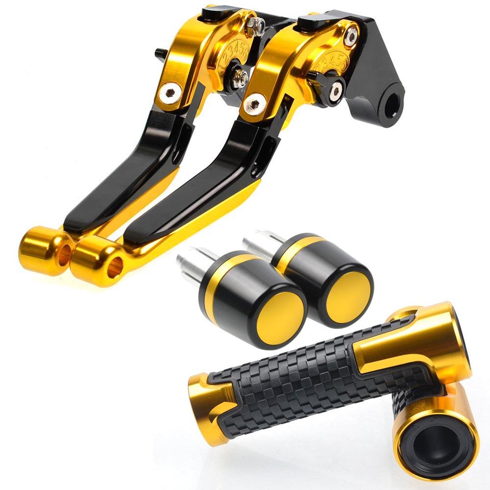 For YAMAHA FJ-09/MT-09 Tracer/GT 2015-2020 FZ09 MT09/SR Motorcycle Brake Clutch Levers Handlebar Hand Grip Ends MT-09 parts