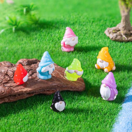 14Pcs Micro Landscape Ornament Mini Gnome Easter Figure Miniature Garden Decoration Mini Potted Plant Accessories