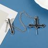 Fashionable Metal Cross Earrings For Women Cool Stylish Pierced Design Unique Cross Studs
