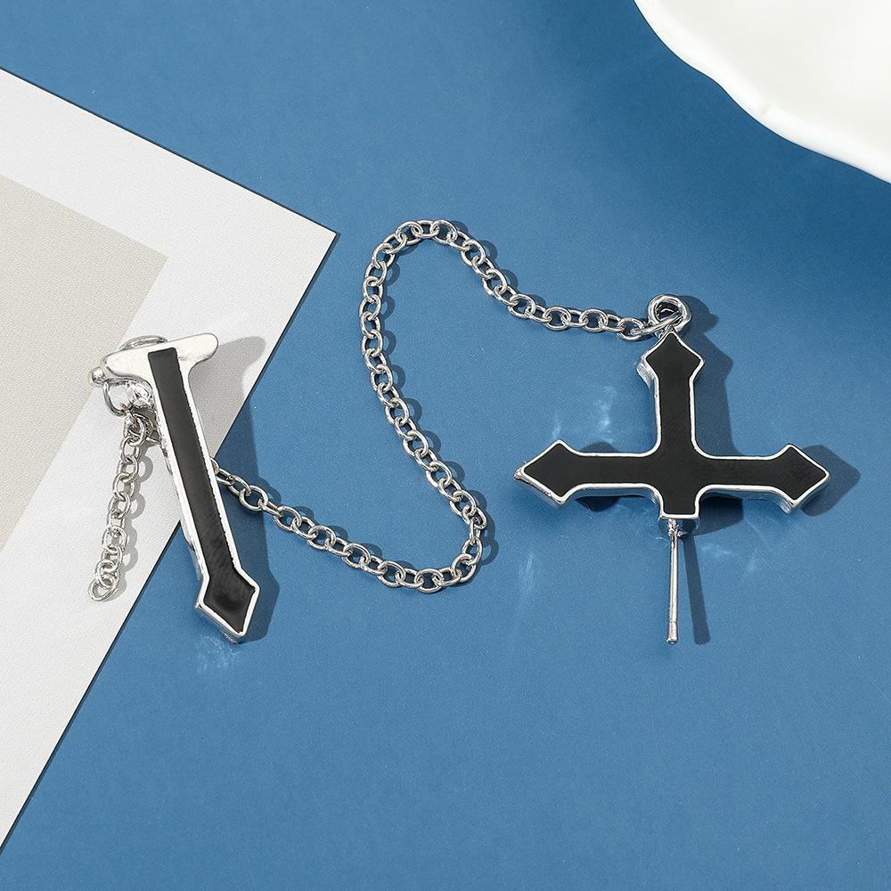Fashionable Metal Cross Earrings For Women Cool Stylish Pierced Design Unique Cross Studs