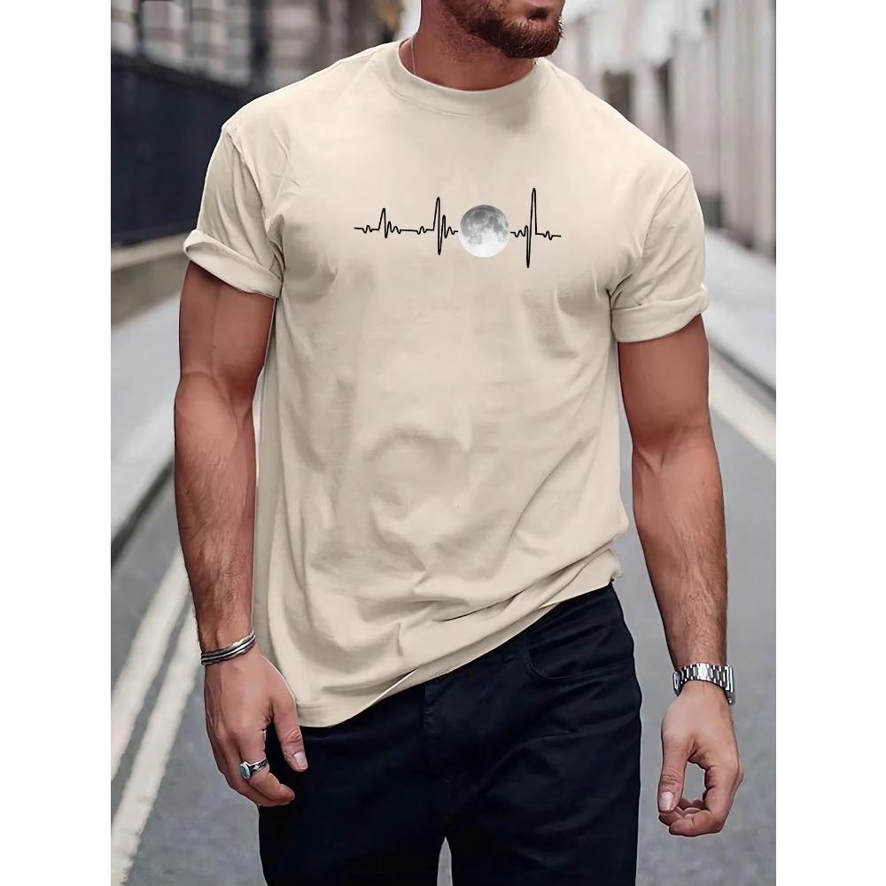 Moon Men  T-shirt Luxury Brand Fashion Big Size Top Casual Short Sleeve Streetwear Classic Print New Arrival Tee S-4XL