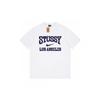 Stussy Short Sleeve T-Shirt Teens Loose Fit 270g Cotton Round Neck Casual Wear