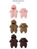 Class A Baby Autumn & Winter Quilted Jumpsuit - Warm Cotton-Padded Newborn Crawling Suit