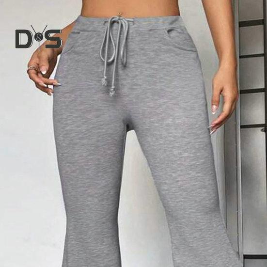 Dámske nohavice Tepláky Elastická šnúrka v páse Jednofarebné vrecká Strečové nohavice Šport Fitness Yoga Dlhé nohavice
