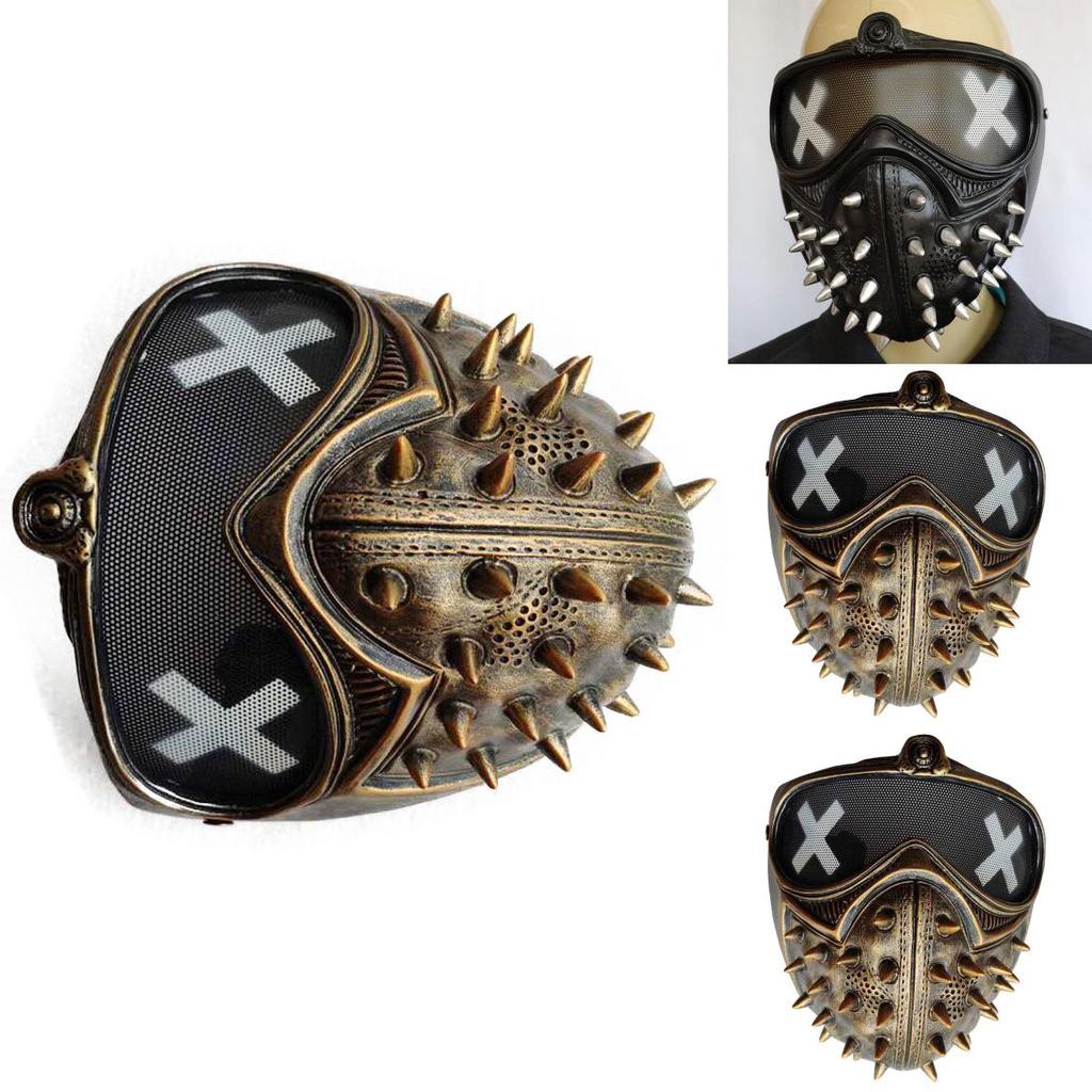 Watch Dogs Character Mask With Horror Style Resin Design For Themed Celebrations And Festivals